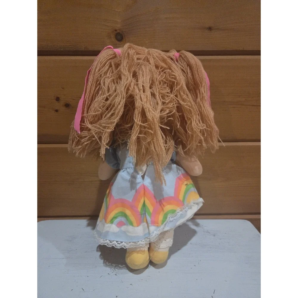 Vintage Joan Walsh Anglund Cloth Doll  Rainbow Joy Knickerbocker 1980s E51